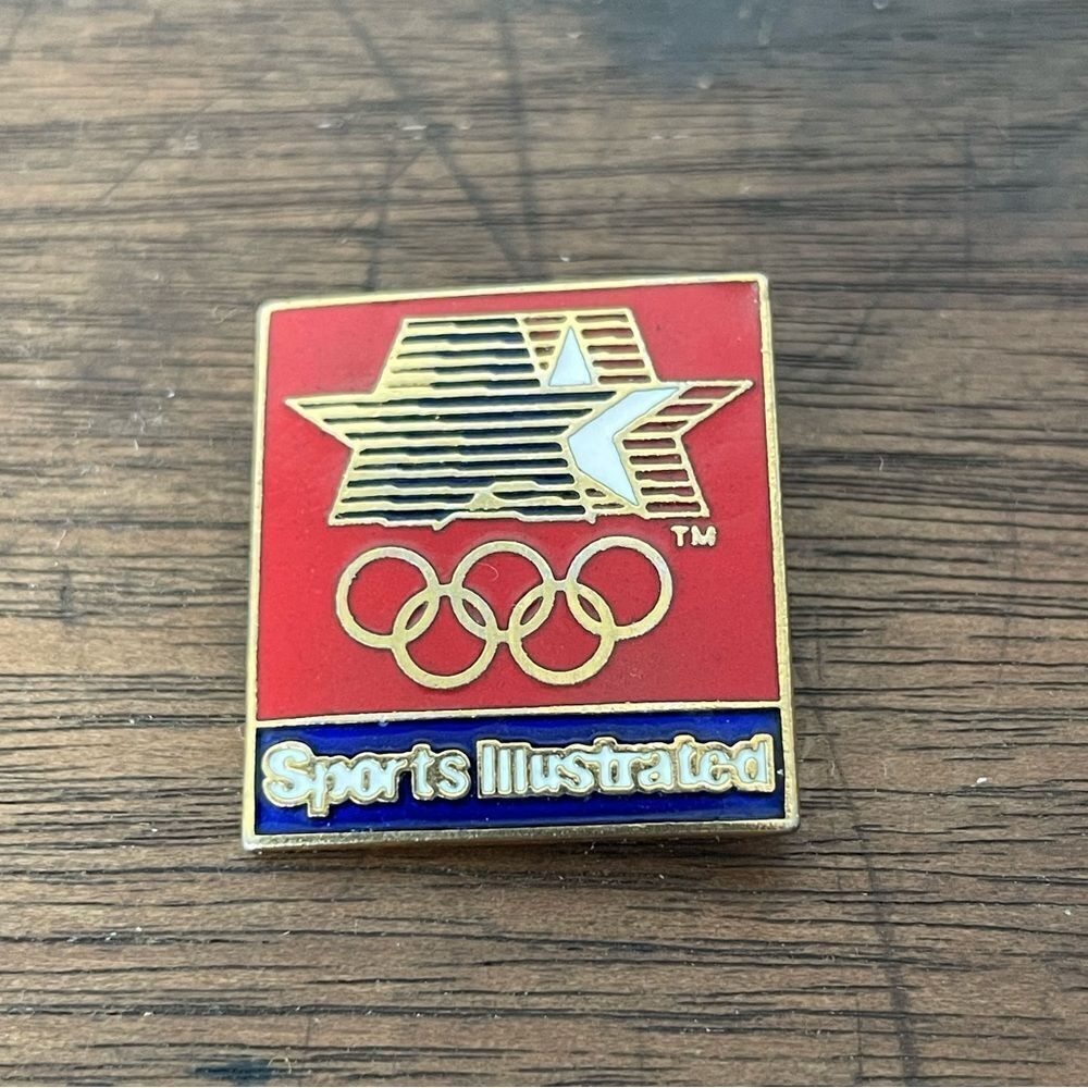 Vintage Sports Illustrated 1980 LA Olympic Pin